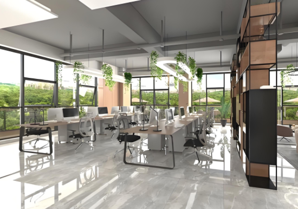 济南办公室装修注重细节装饰，增添空间生机活力/>
<blockquote class=